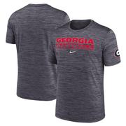 Georgia Nike Dri-Fit Velocity Baseball Tee